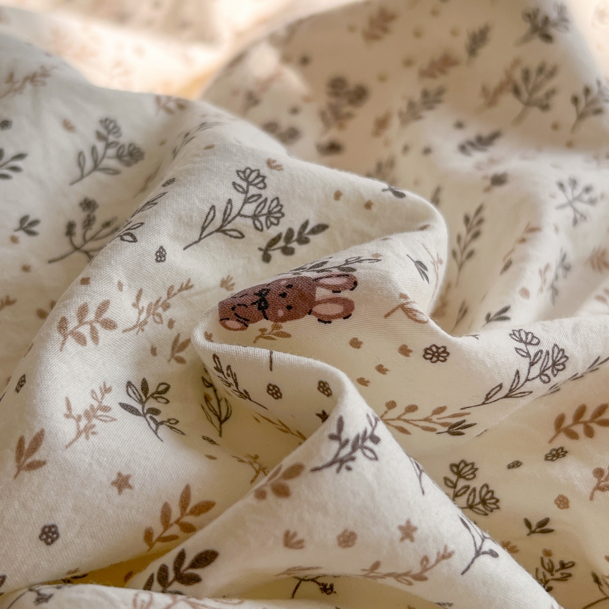 91家纺网 家纺一手货源 找家纺 瑞钰 2026新款A类古法水洗仿棉云感纱四件套秋水