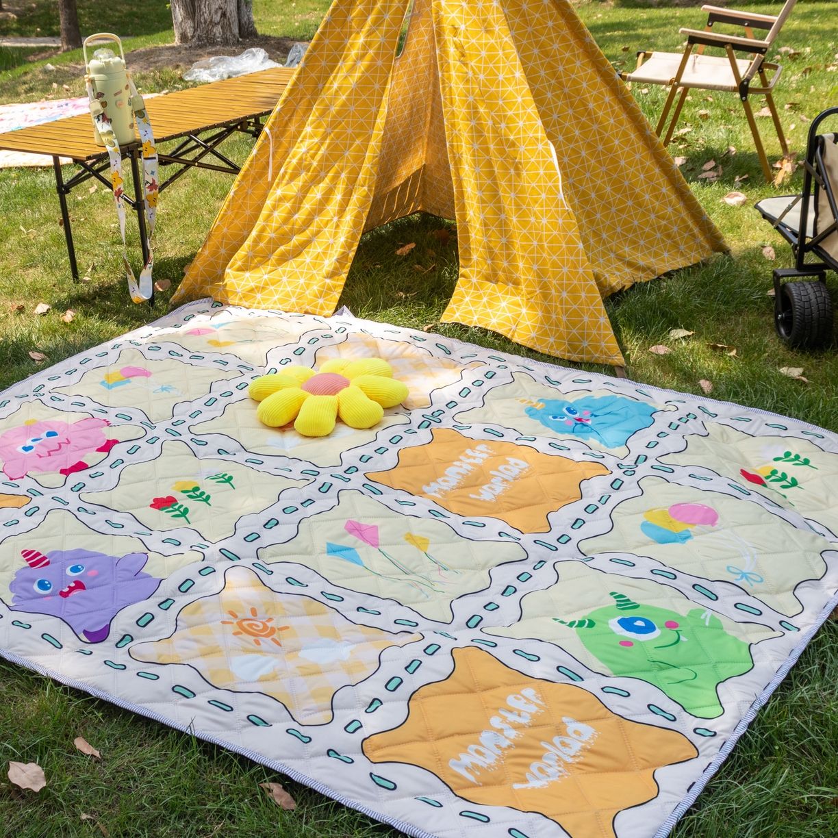 91家纺网 家纺一手货源 找家纺 （总）欣宜家纺 2025新款铝底防水野餐垫防潮宝宝地垫爬爬垫露营垫帐篷垫