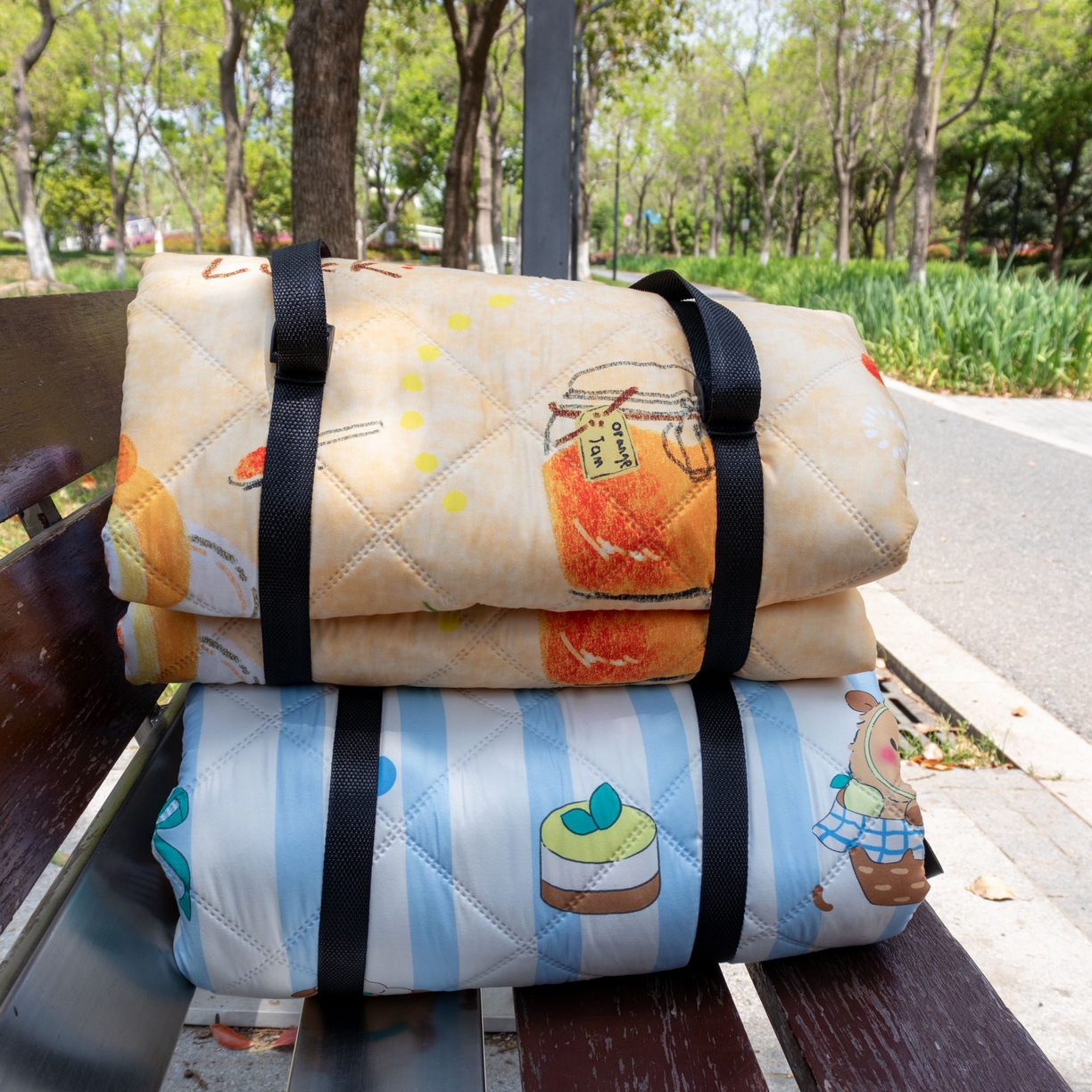 91家纺网 家纺一手货源 找家纺 （总）欣宜家纺 2025新款铝底防水野餐垫防潮宝宝地垫爬爬垫露营垫帐篷垫