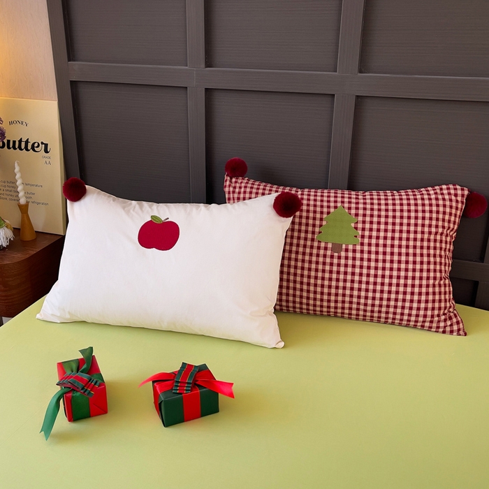 91家纺网 家纺一手货源 找家纺 炫拼家纺 2026新款卡通毛巾绣A类全棉40支水洗棉贴布绣平绣纯棉四件套-毛球系列 毛球-平安喜乐