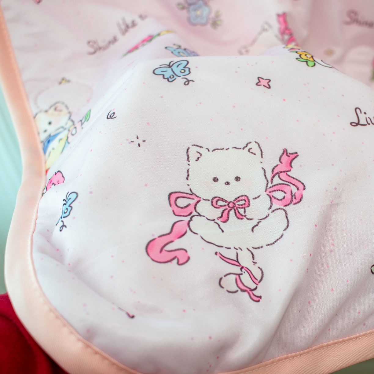 91家纺网 家纺一手货源 找家纺 欣宜家纺 2025新款母婴级卡通冰淇淋夏被夏凉空调冰丝薄款被芯可机洗凉感丝冰皮被子 被子被芯 粉小猫