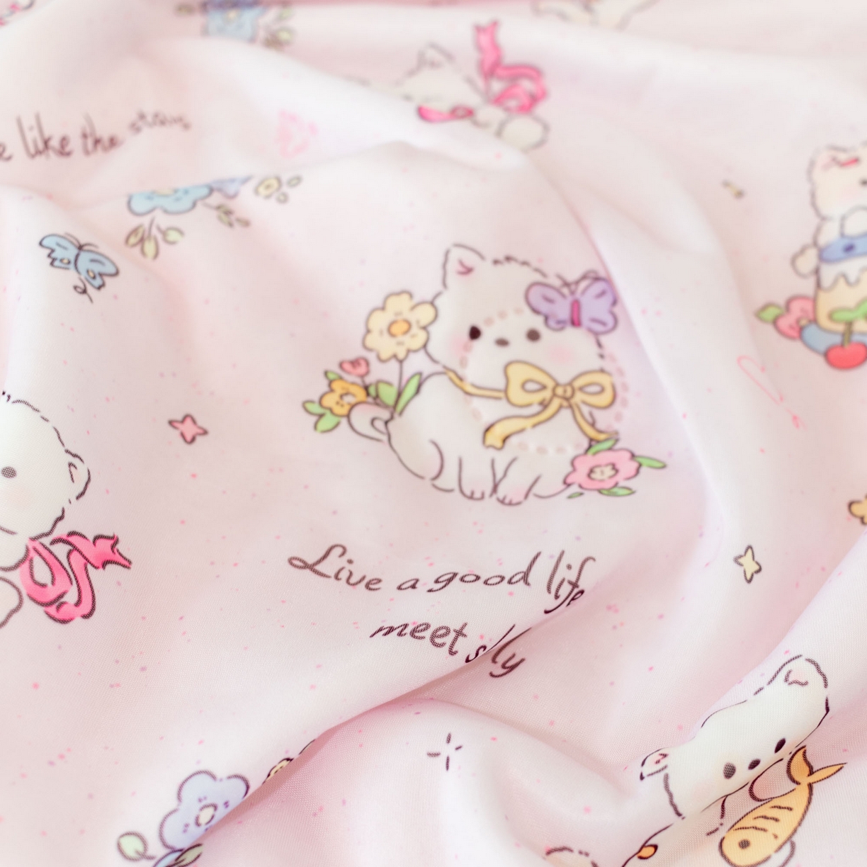 91家纺网 家纺一手货源 找家纺 欣宜家纺 2025新款母婴级卡通冰淇淋夏被夏凉空调冰丝薄款被芯可机洗凉感丝冰皮被子 被子被芯 粉小猫