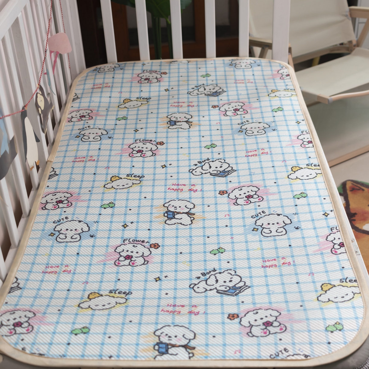 （总）欣宜家纺 2025新款可爱卡通儿童冰藤席