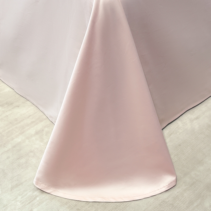 91家纺网 家纺一手货源 找家纺 欣宜家纺 2025新款纯棉全棉长绒棉刺绣绣花四件套高端礼盒款-爱丽丝 爱丽丝-白粉