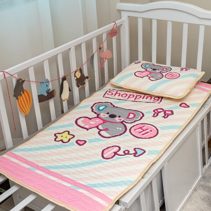 91家纺网 家纺一手货源 找家纺 （总）欣宜家纺 2025新款母婴级儿童乳胶凉席空调席