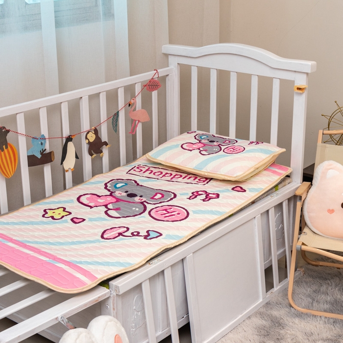 91家纺网 家纺一手货源 找家纺 （总）欣宜家纺 2025新款母婴级儿童乳胶凉席空调席