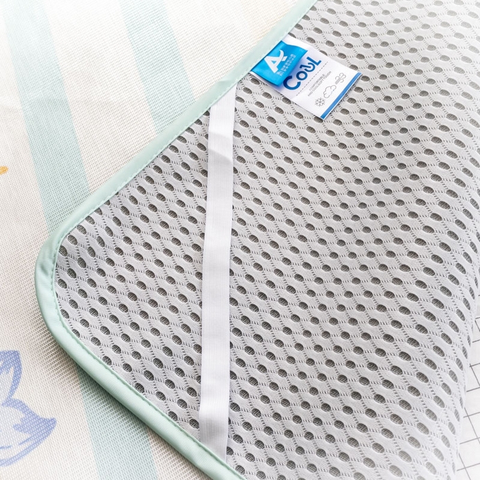 91家纺网 家纺一手货源 找家纺 （总）欣宜家纺 2025新款母婴级夏季新款小清新数码印花凉感冰丝席三件套空调席（有质检报告）