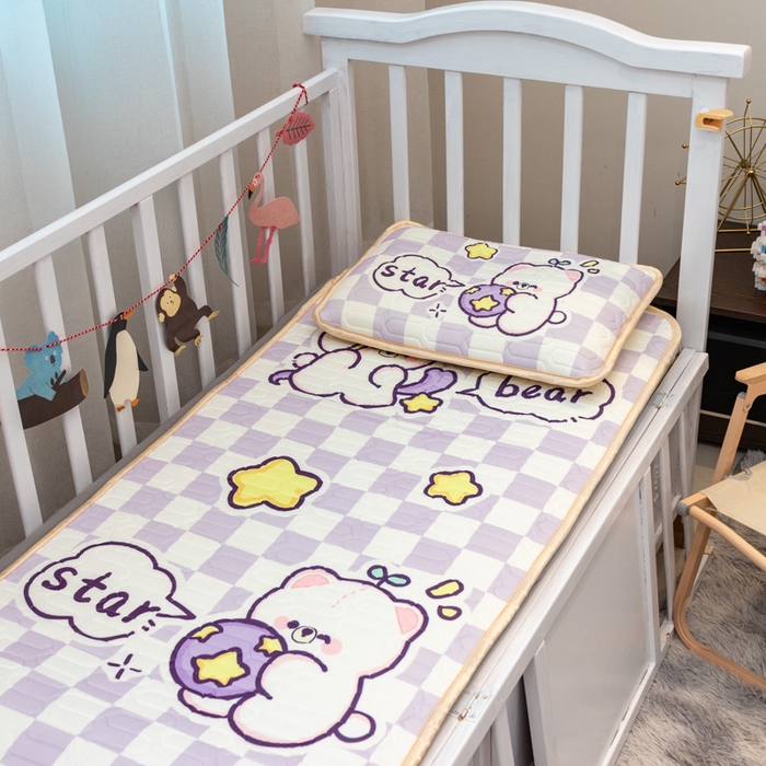 91家纺网 家纺一手货源 找家纺 （总）欣宜家纺 2025新款母婴级儿童乳胶凉席空调席