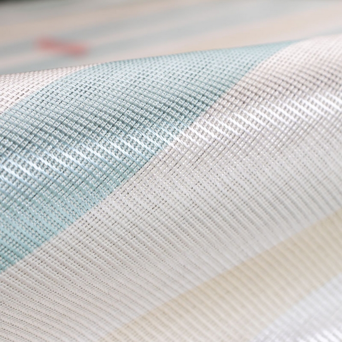 91家纺网 家纺一手货源 找家纺 欣宜家纺 2025新款母婴级夏季新款小清新数码印花凉感冰丝席三件套空调席（有质检报告） 春意-绿