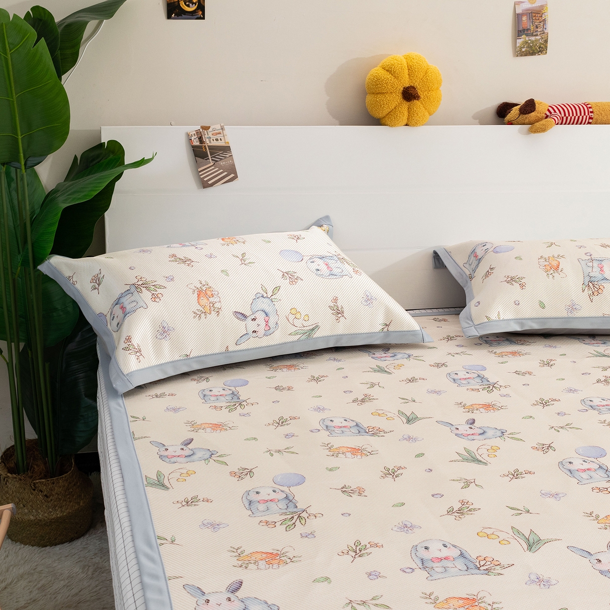 91家纺网 家纺一手货源 找家纺 （总）欣宜家纺 2025新款夏季新款养生藤席冰藤席冰丝席空调席可机洗（提供质检报告）