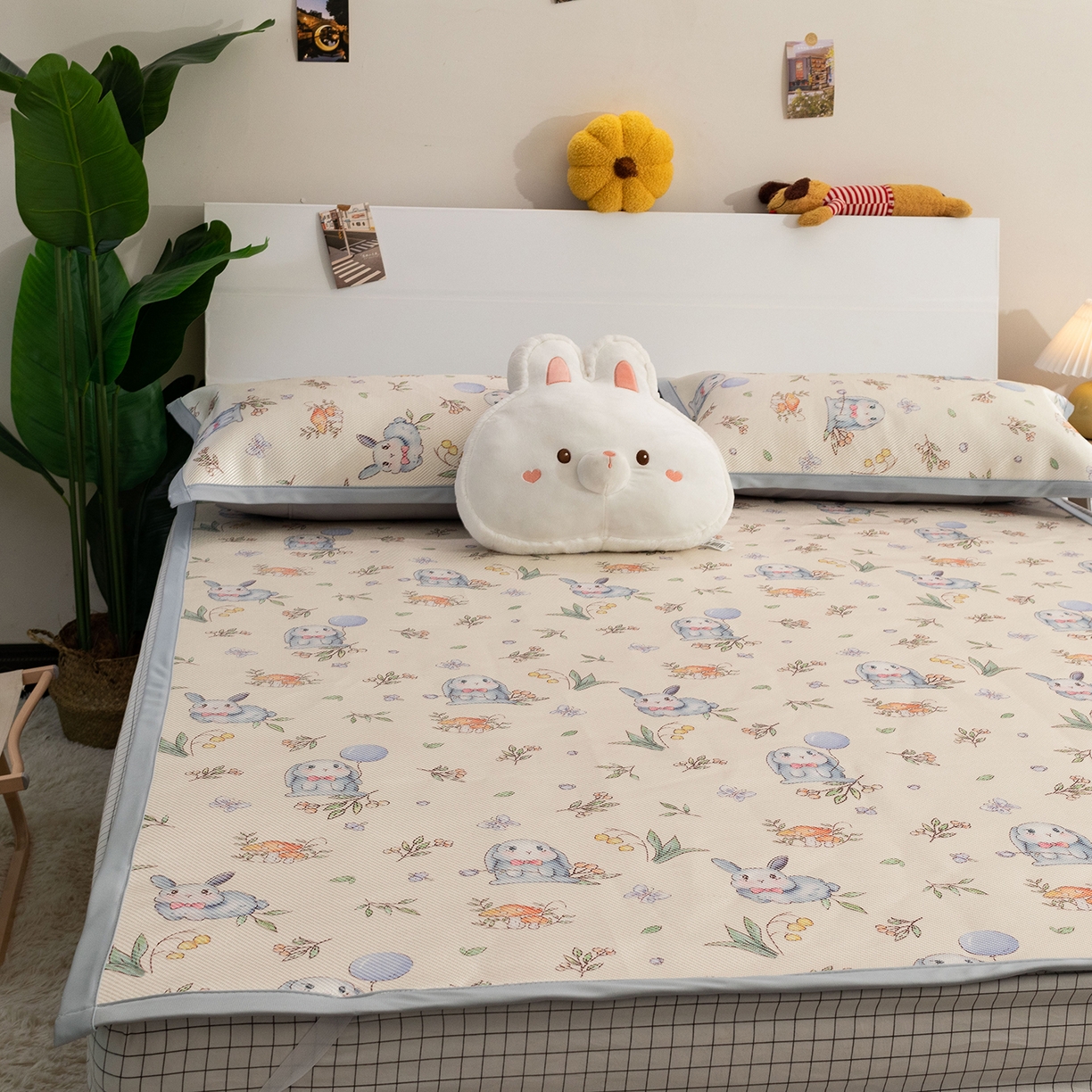 91家纺网 家纺一手货源 找家纺 （总）欣宜家纺 2025新款夏季新款养生藤席冰藤席冰丝席空调席可机洗（提供质检报告）