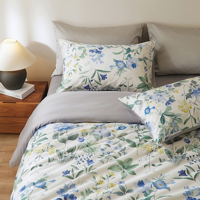 91家纺网 家纺一手货源 找家纺 （总）欣宜家纺 2025新款60支长绒棉数码印花系列四件套