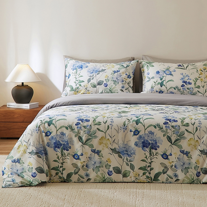 91家纺网 家纺一手货源 找家纺 （总）欣宜家纺 2025新款60支长绒棉数码印花系列四件套