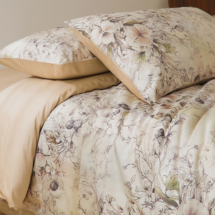 91家纺网 家纺一手货源 找家纺 （总）欣宜家纺 2025新款60支长绒棉数码印花系列四件套