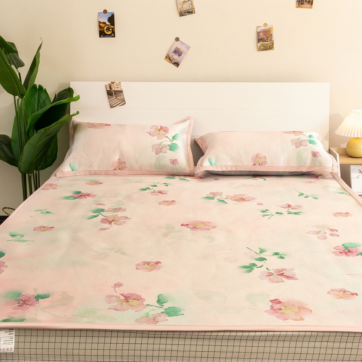 欣宜家纺 2025新款夏季新款养生藤席冰藤席冰丝席空调席可机洗（提供质检报告） 洛花玉粉