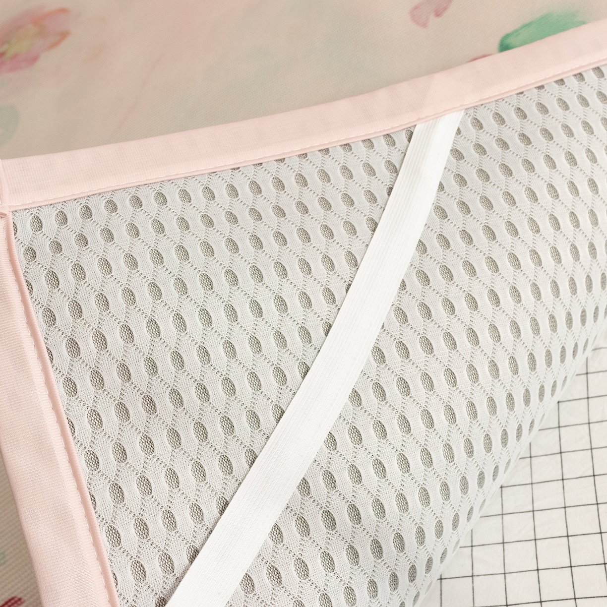 91家纺网 家纺一手货源 找家纺 欣宜家纺 2025新款夏季新款养生藤席冰藤席冰丝席空调席可机洗（提供质检报告） 洛花玉粉