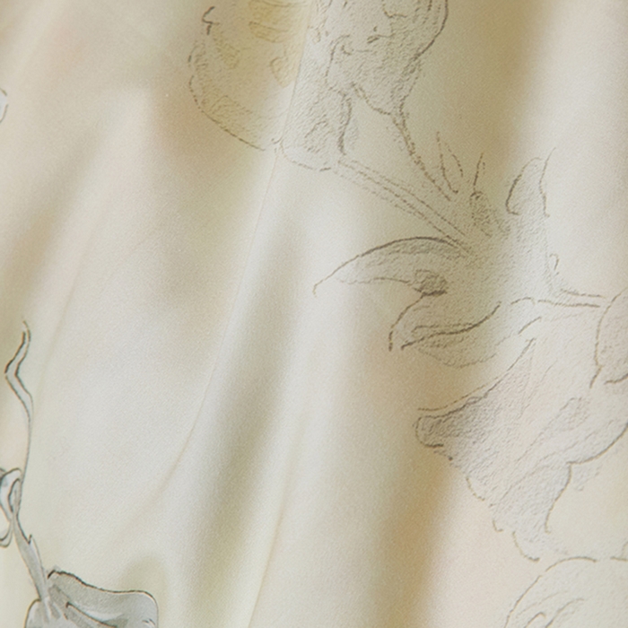 91家纺网 家纺一手货源 找家纺 欣宜家纺 2025新款60支长绒棉数码印花系列四件套 璃月