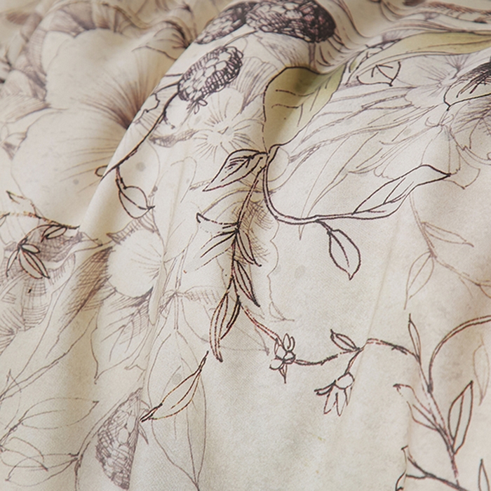 91家纺网 家纺一手货源 找家纺 欣宜家纺 2025新款60支长绒棉数码印花系列四件套 月半湾