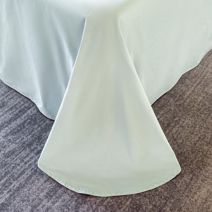 91家纺网 家纺一手货源 找家纺 欣宜家纺 2025新款纯棉全棉长绒棉磨毛不掉毛四件套高端礼盒-半亩花田系列 飘蓝