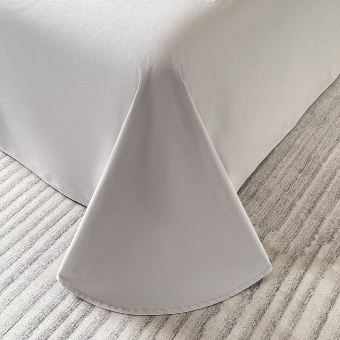 91家纺网 家纺一手货源 找家纺 欣宜家纺 2025新款纯棉全棉长绒棉磨毛不掉毛高端四件套羽翼系列带礼盒 宾利蓝