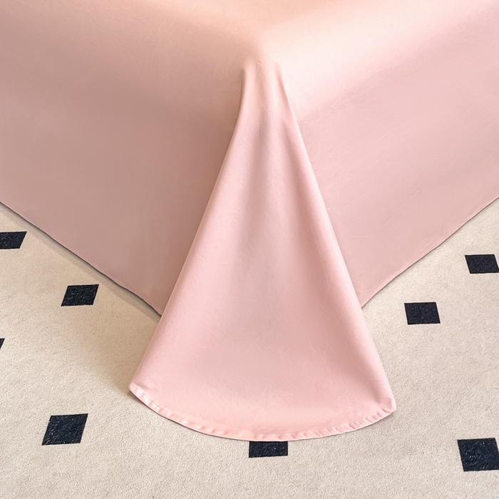 91家纺网 家纺一手货源 找家纺 欣宜家纺 2025新款纯棉全棉长绒棉磨毛四件套华尔兹系列 华尔兹-豆沙