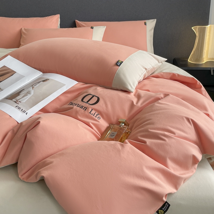 91家纺网 家纺一手货源 找家纺 （总）欣宜家纺 2025新款纯棉全棉长绒棉磨毛刺绣绣花四件套