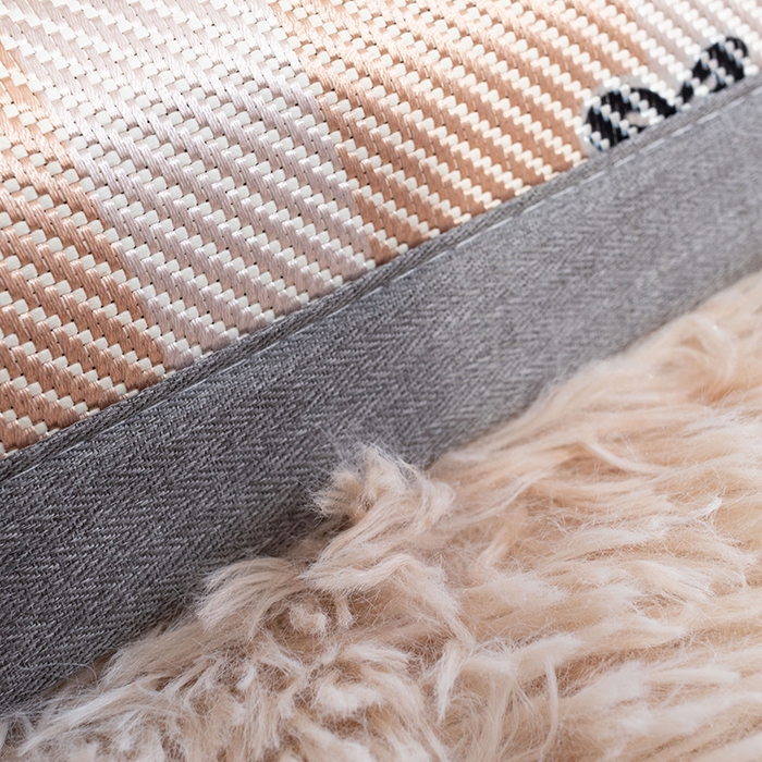 91家纺网 家纺一手货源 找家纺 欣宜家纺 2025新款儿童冰藤席幼儿园午睡席子凉席枕套可定制任意尺寸 动物乐园