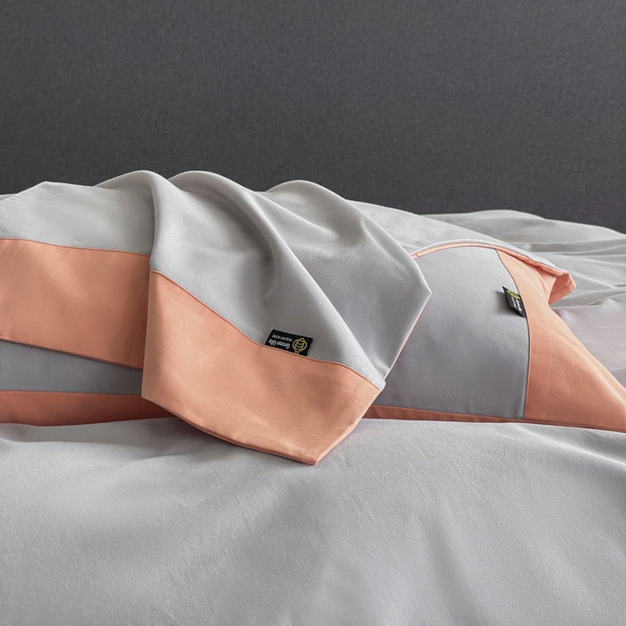 91家纺网 家纺一手货源 找家纺 欣宜家纺 2025新款纯棉全棉长绒棉磨毛刺绣绣花四件套 莫兰迪-绅士灰