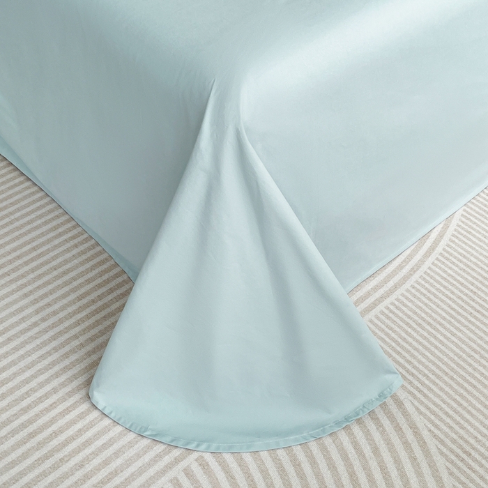 91家纺网 家纺一手货源 找家纺 欣宜家纺 2025新款纯棉全棉长绒棉磨毛绣花四件套克里斯系列刺绣套件带礼盒 克里斯-飘蓝