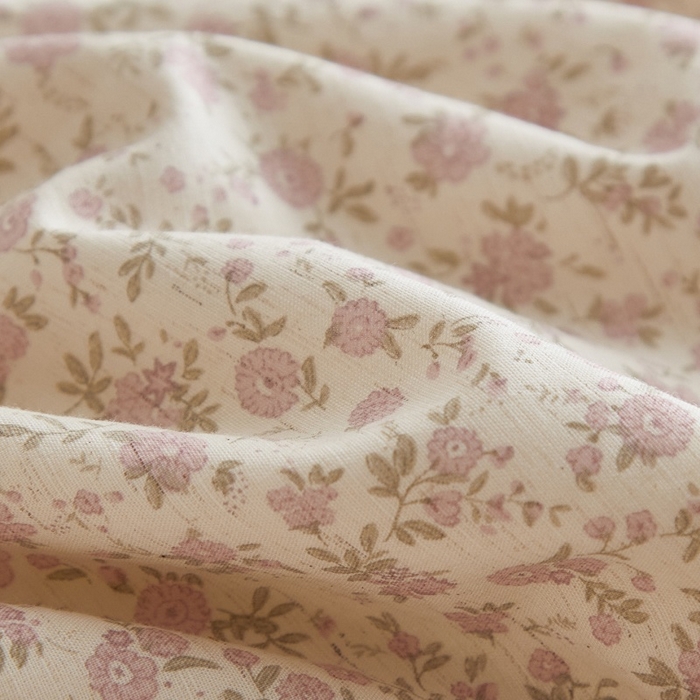 91家纺网 家纺一手货源 找家纺 源舜家纺 2026新款全棉镂空花边天丝棉麻床盖款四件套 繁华时光