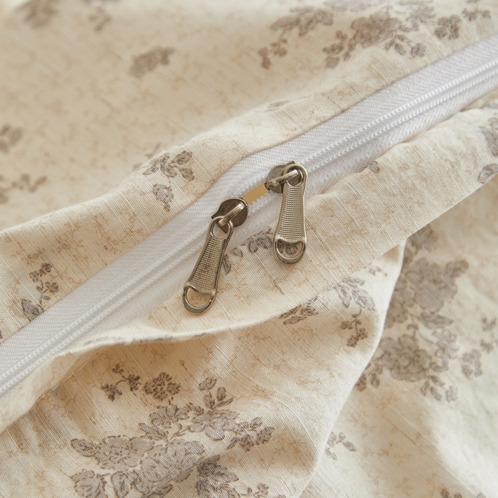 91家纺网 家纺一手货源 找家纺 源舜家纺 2026新款全棉镂空花边天丝棉麻床盖款四件套 空山雨后