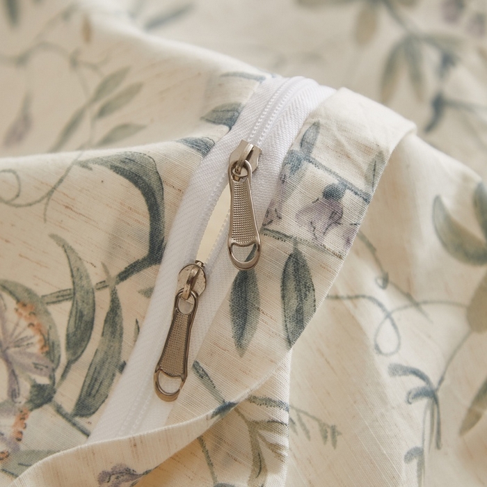 91家纺网 家纺一手货源 找家纺 源舜家纺 2026新款全棉镂空花边天丝棉麻床盖款四件套 微遥