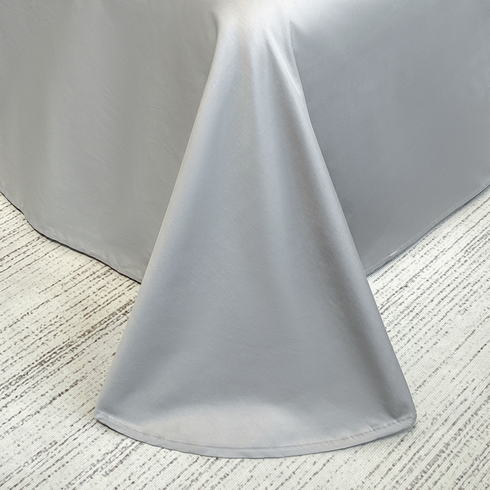 91家纺网 家纺一手货源 找家纺 欣宜家纺 2025新款纯棉全棉长绒棉刺绣绣花高端礼盒蝶梦园系列四件套 飘蓝