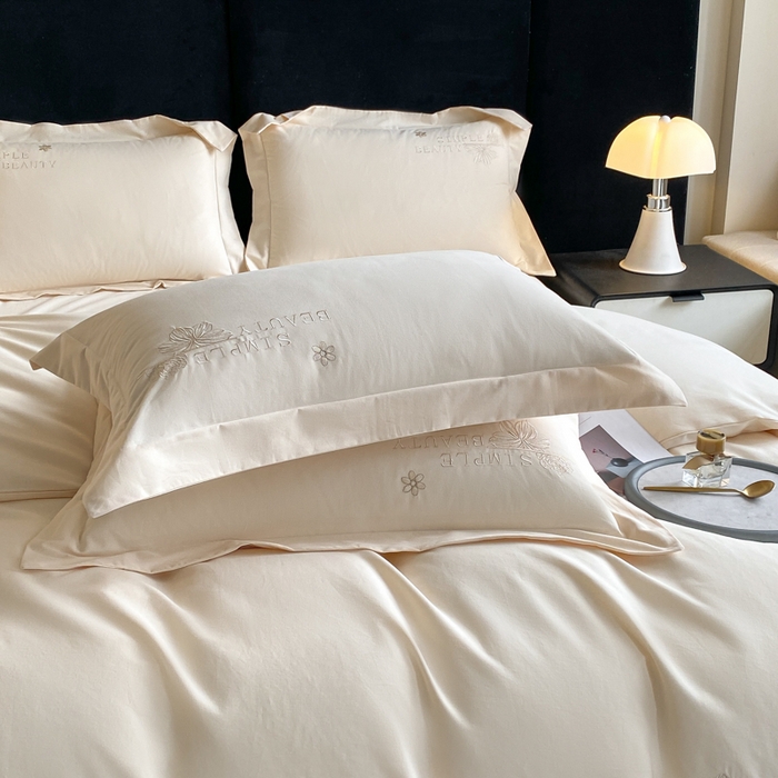 91家纺网 家纺一手货源 找家纺 （总）欣宜家纺 2025新款纯棉全棉长绒棉磨毛不掉毛刺绣绣花四件套-赫尔系列