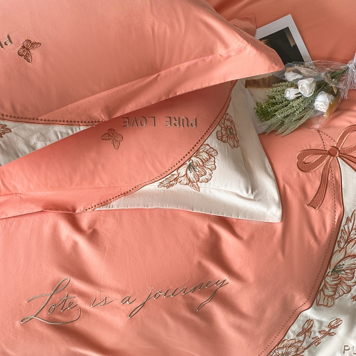 91家纺网 家纺一手货源 找家纺 （总）欣宜家纺 2025新款纯棉全棉长绒棉磨毛不掉毛四件套高端礼盒-罗德岛系列