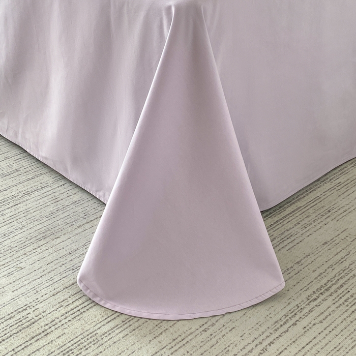 91家纺网 家纺一手货源 找家纺 欣宜家纺 2025新款纯棉全棉长绒棉磨毛不掉毛四件套高端礼盒-罗德岛系列 香芋紫