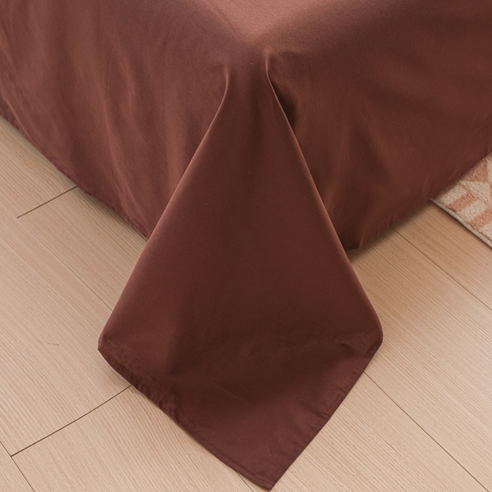 91家纺网 家纺一手货源 找家纺 柠萌家居 2026新款色织水洗棉四件套单被套 蓝咖条