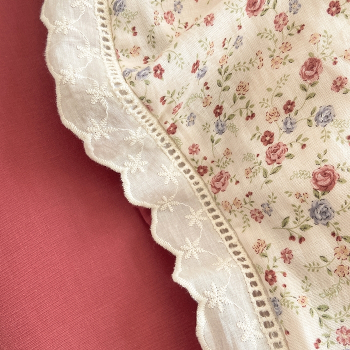 91家纺网 家纺一手货源 找家纺 红淳家纺 2026新款全棉A类双层纱四件套 洛神玫瑰