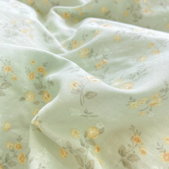 91家纺网 家纺一手货源 找家纺 红淳家纺 2026新款全棉A类双层纱四件套 秘境花园-绿