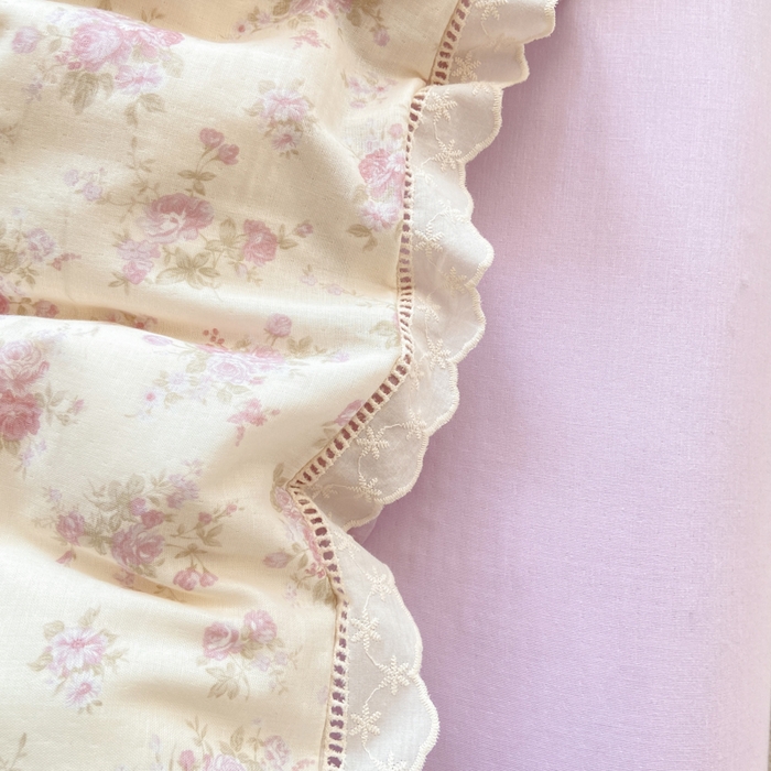 91家纺网 家纺一手货源 找家纺 红淳家纺 2026新款全棉A类双层纱四件套 紫纱-米