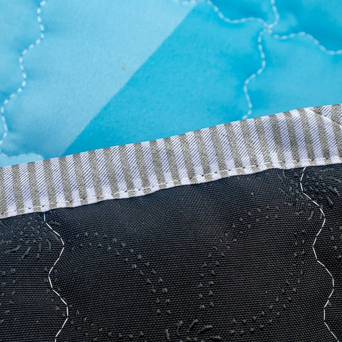 91家纺网 家纺一手货源 找家纺 欣宜家纺 2025新款INS风绗缝加厚防水野餐草坪垫 挖掘机