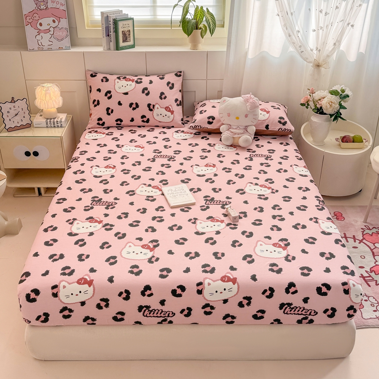 91家纺网 家纺一手货源 找家纺 （总）博雅 2025新款全棉床笠小卡通印花床笠