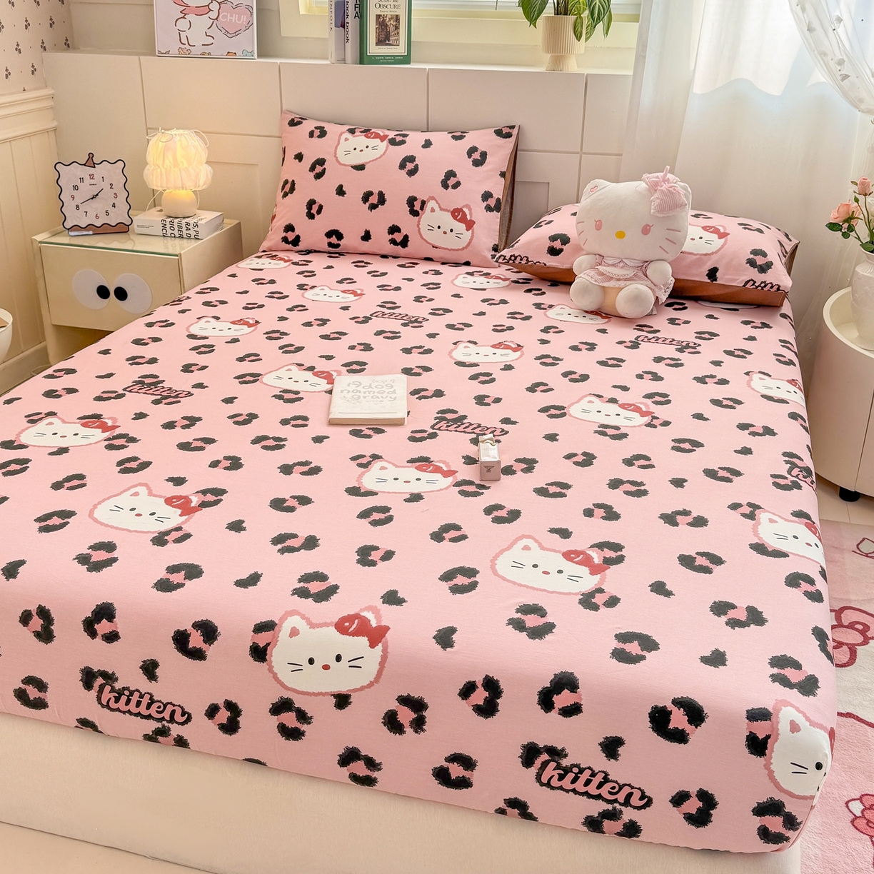 91家纺网 家纺一手货源 找家纺 （总）博雅 2025新款全棉床笠小卡通印花床笠