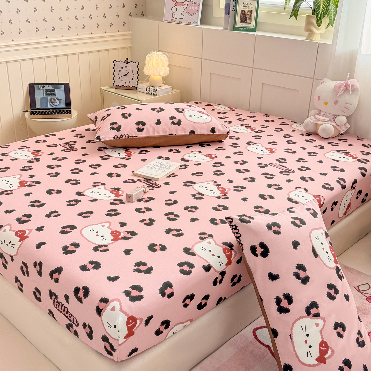 91家纺网 家纺一手货源 找家纺 （总）博雅 2025新款全棉床笠小卡通印花床笠