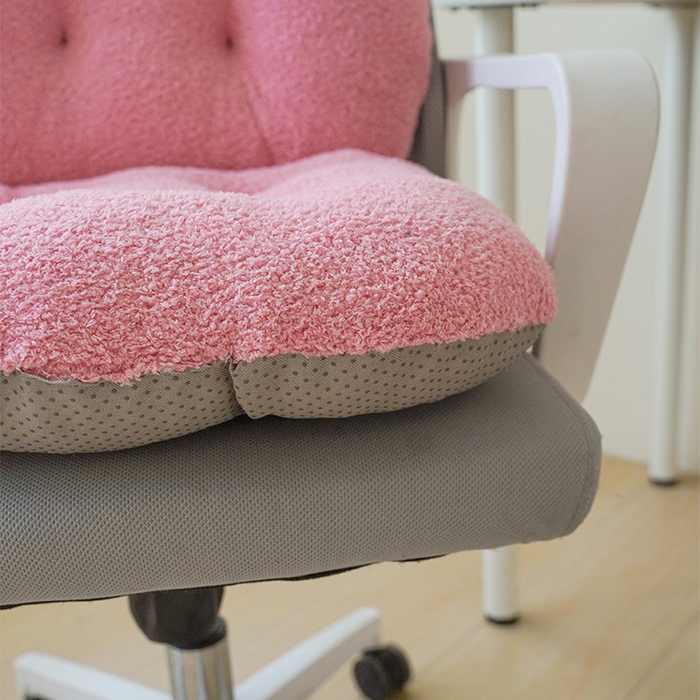 91家纺网 家纺一手货源 找家纺 （总）囍莱家纺 2026新款泰迪绒连体坐垫（不供1688）