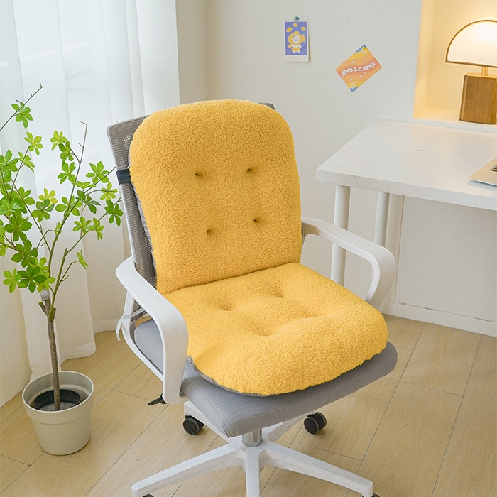 91家纺网 家纺一手货源 找家纺 （总）囍莱家纺 2026新款泰迪绒连体坐垫（不供1688）