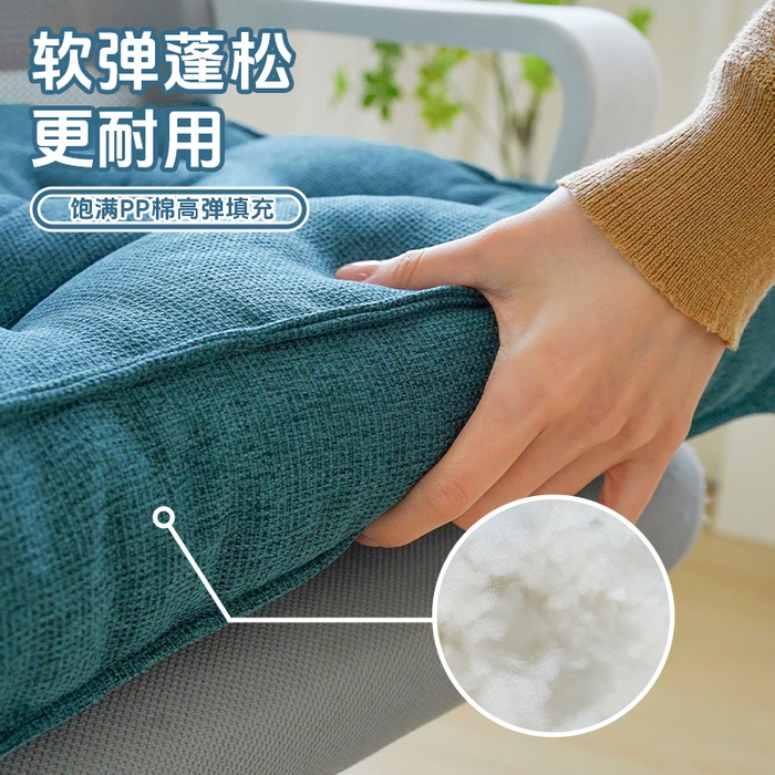 91家纺网 家纺一手货源 找家纺 囍莱家纺 2026新款柯布西耶方块坐垫 绿色