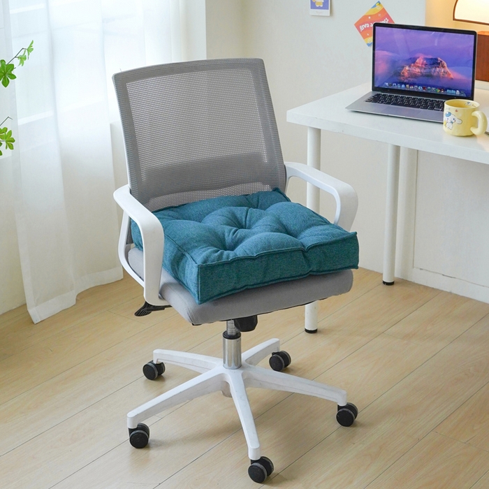 91家纺网 家纺一手货源 找家纺 囍莱家纺 2026新款柯布西耶方块坐垫 绿色