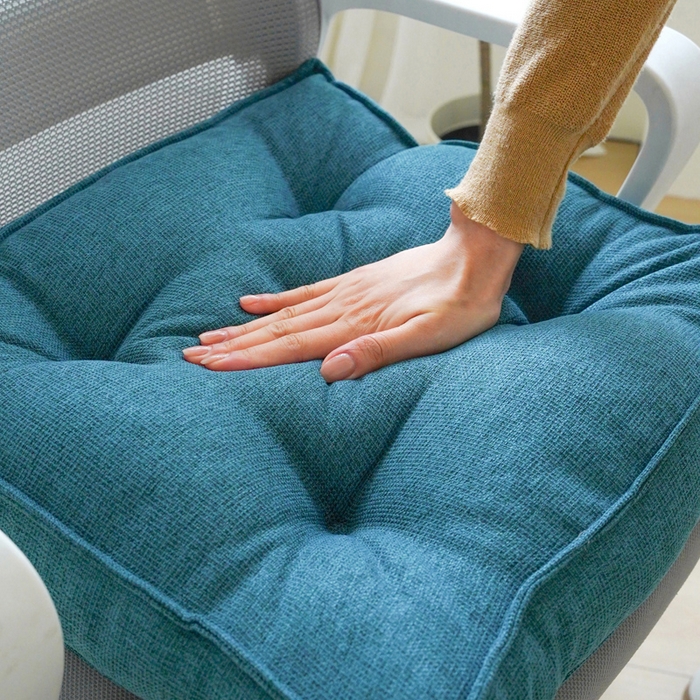 91家纺网 家纺一手货源 找家纺 囍莱家纺 2026新款柯布西耶方块坐垫 绿色