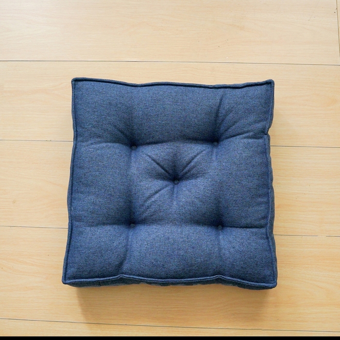 91家纺网 家纺一手货源 找家纺 囍莱家纺 2026新款柯布西耶方块坐垫 海军蓝